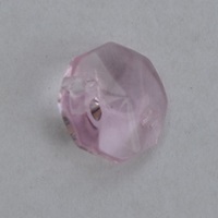 Хрустальная подвеска Октагон (оптикон) розового цвета