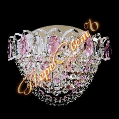 Бра Ирина, розовый цвет