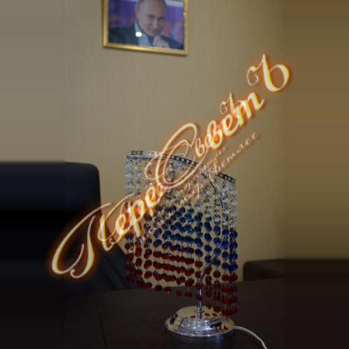1039/11*Ц Настольная лампа Стиль Флаг
