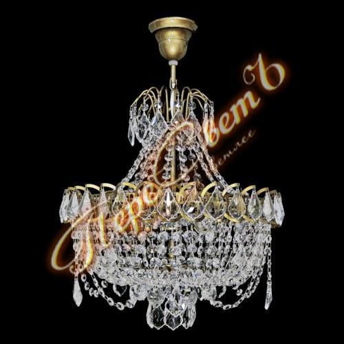 Катерина Хрустальная Плюс Ожерелье, золото