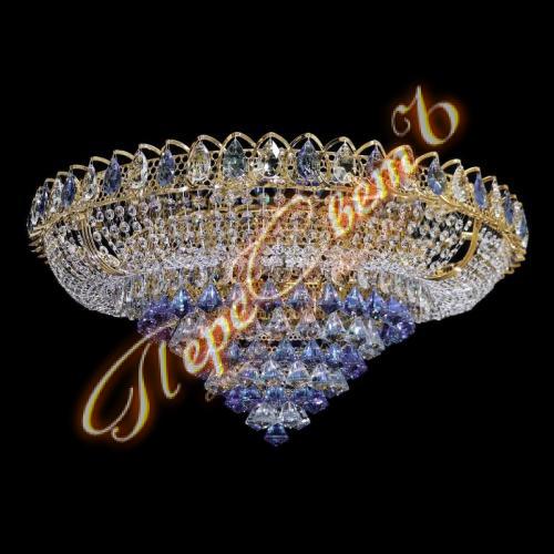 Кольцо с подвесом (Пирамида - сиреневый) д-80 см