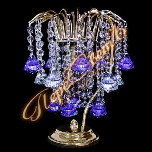 Настольная лампа Зима (Пирамида 40), цв.к. (сиреневый)