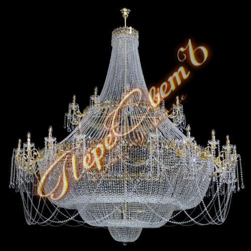 Корона Свечи 2 яруса, диаметр 250 см,высота 250 см, 36 рожков