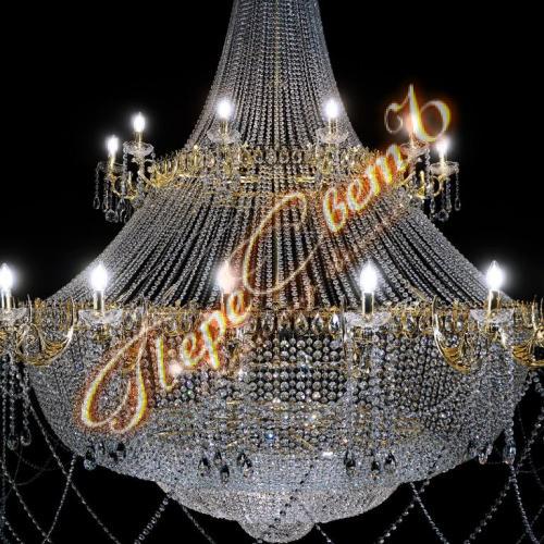 Корона Свечи 2 яруса, диаметр 250 см,высота 250 см, 36 рожков