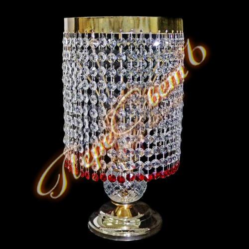 Настольная лампа Элегия, цв.к. - красный