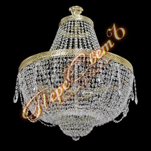 Хрустальная люстра Италия 1 Плюс Гита, высота 750 мм, вариант №2