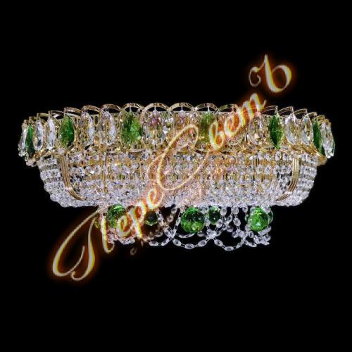 Кольцо Снежинка (Шар зеленый) - диаметр 50 см