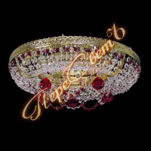 Люстра Италия Снежинка (Шар красный)