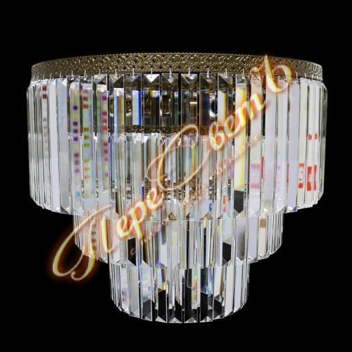 Люстра Италия 7 3 яруса (Пластина/20), цвет под бронзу