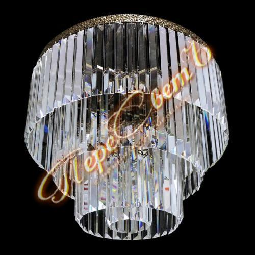 Люстра Италия 7 3 яруса (Пластина/20), цвет под бронзу